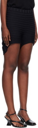 ISSEY MIYAKE Black Knit 'As It Is' Shorts