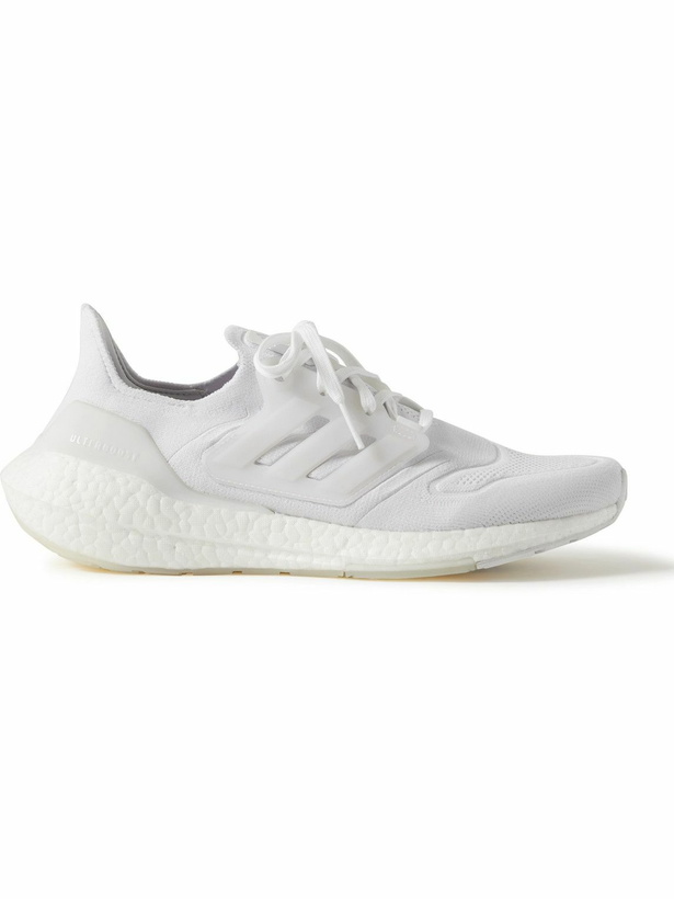 Photo: adidas Sport - Ultraboost 22 Rubber-Trimmed Primeknit Sneakers - White