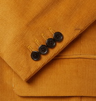 Husbands - Mustard Slim-Fit Cotton-Corduroy Suit - Yellow