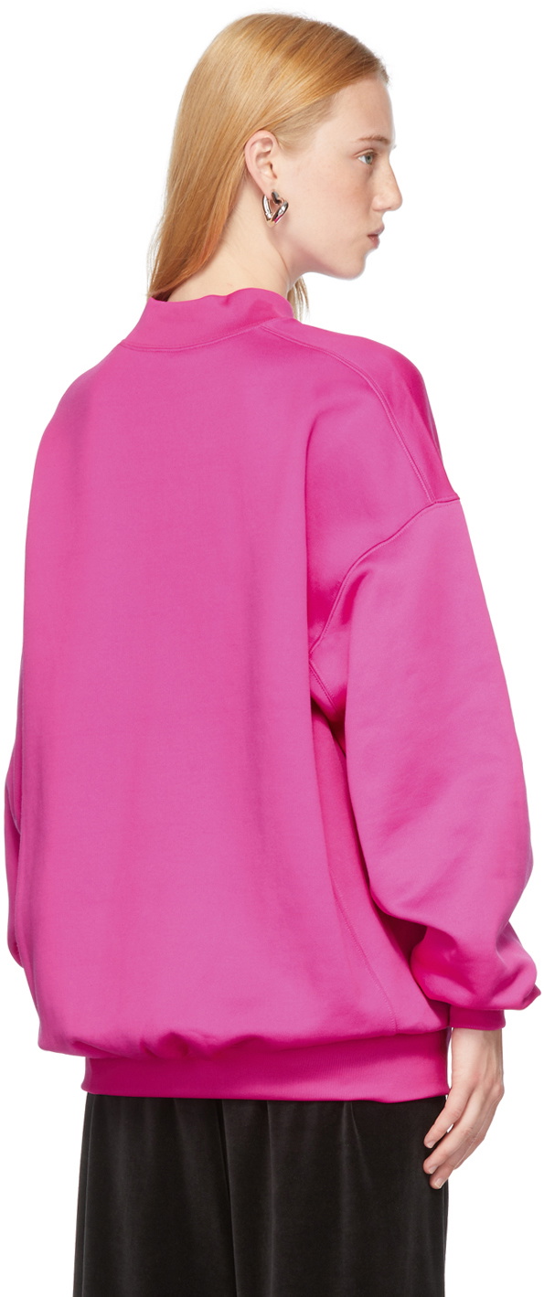 Balenciaga Pink 'This Is Not The New Logo' Sweatshirt Balenciaga