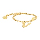 Versace Gold V Leaves Bracelet