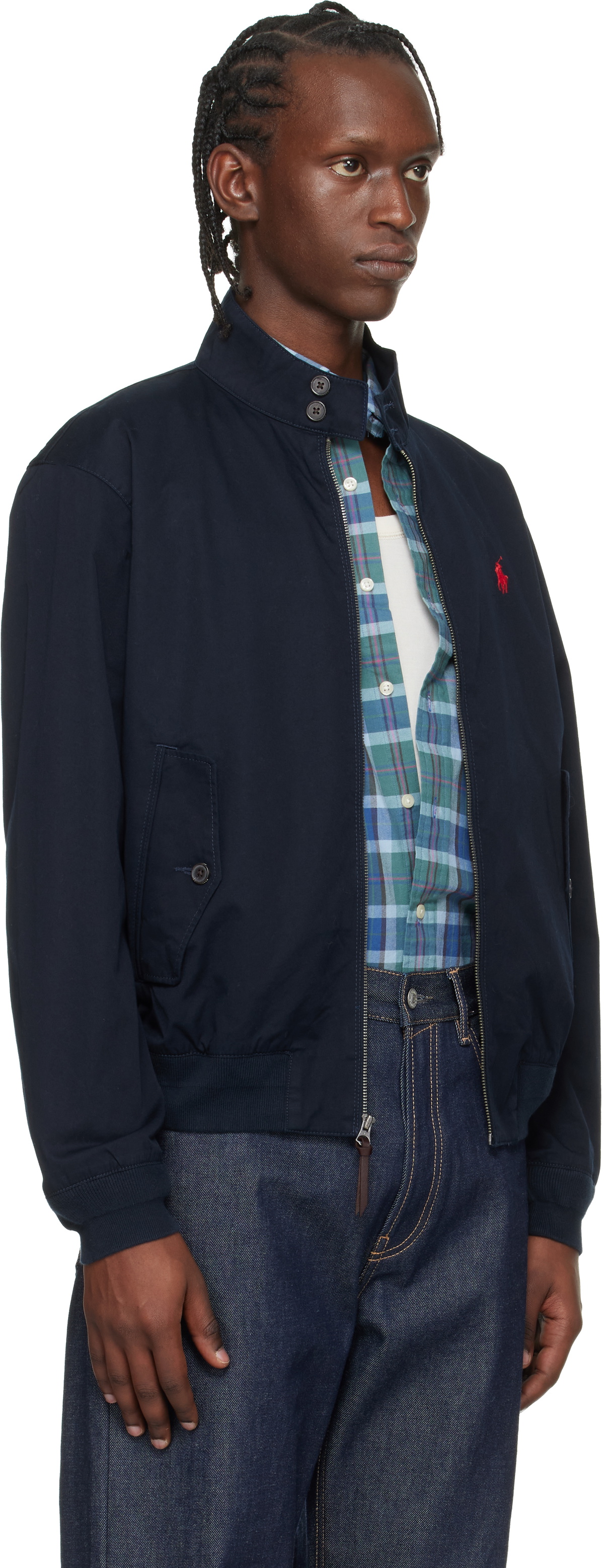 Polo Ralph Lauren Navy 'The Bedford Twill' Jacket Polo Ralph Lauren