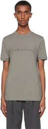 Giorgio Armani Grey Logo T-Shirt