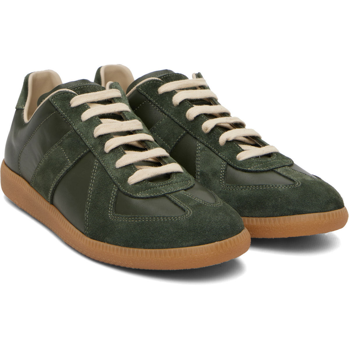 Maison Margiela Green Replica Sneakers