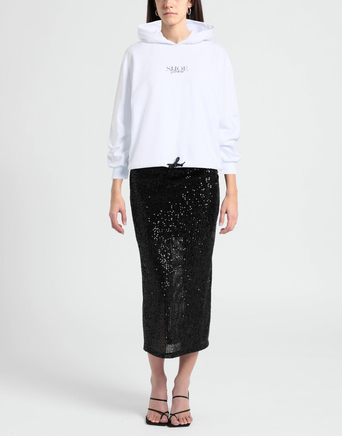 Shoe Womens Sweatshirt in White