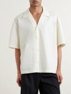A Kind Of Guise - Samata Camp-Collar Organic Cotton-Poplin Shirt - Neutrals