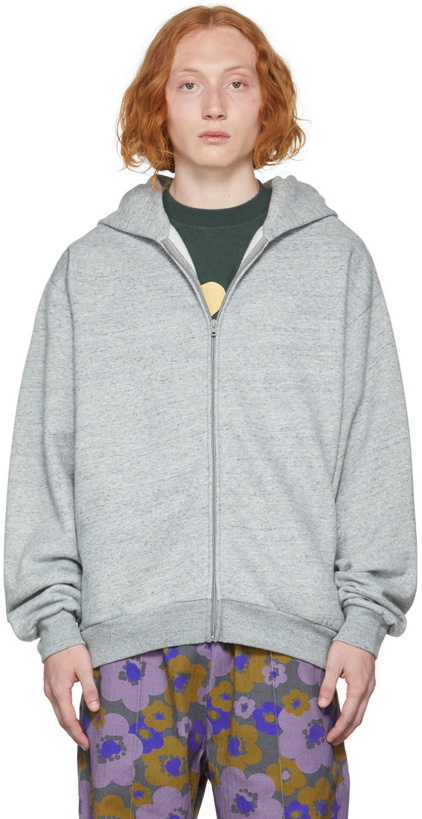 Photo: Acne Studios Gray Cotton Hoodie