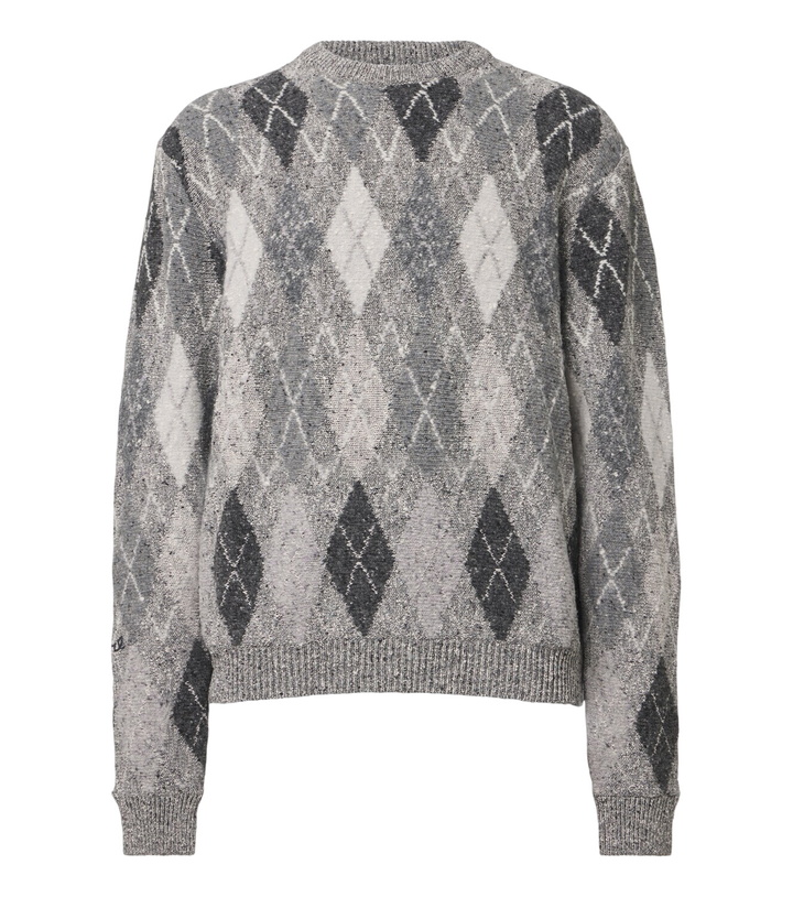 Photo: ERL Argyle cotton and wool-blend sweater