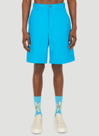 Le Giardino Bermuda Shorts in Blue