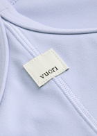 Vuori All The Feels Stretch-nylon Soft-cup bra Light Purple