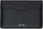 AMIRI Black Staggered Card Holder