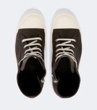 Rick Owens Temple leather high-top sneakers