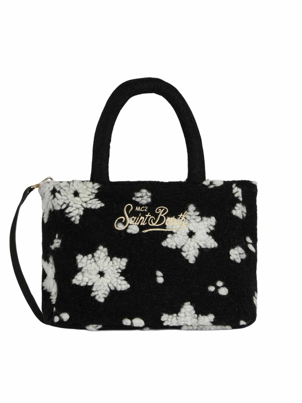 Photo: MC2 Saint Barth Soft Wooly Clarine Handbag With Snowflake Jacquard Pattern