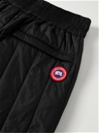 Canada Goose - Carlyle Logo-Appliquéd Quilted Padded Shell Trousers - Black