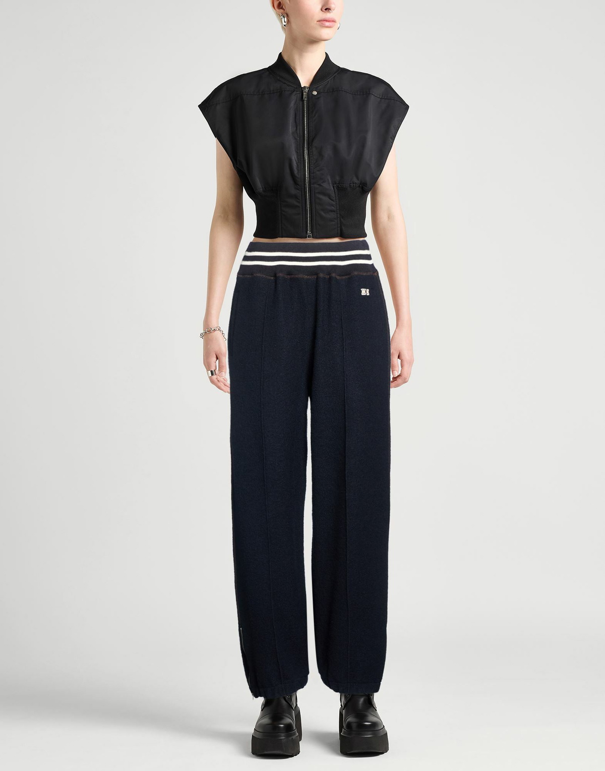 Wales Bonner Womens Pants in Navy