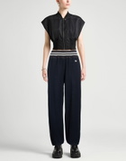 Wales Bonner Womens Pants in Navy