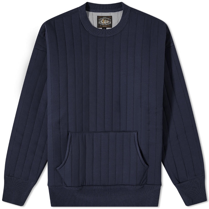 Photo: The Real McCoys Quilted Crew Sweat