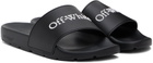 Off-White Black Bookish Pool Slides