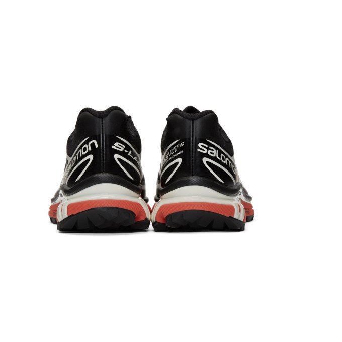 Salomon Black and White S/Lab XT-6 Softground LT ADV Sneakers