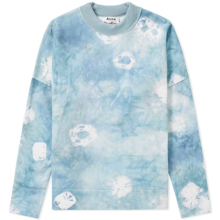 Photo: Acne Studios Fellke Beach Crew Sweat Blue