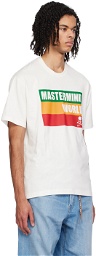 MASTERMIND WORLD White Printed T-Shirt