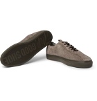 Grenson - Textured-Suede Sneakers - Brown