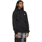 Nike Black Sportswear Club Zip-Up Hoodie