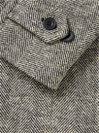 Kingsman - Jermyn Herringbone Wool Car Coat - Gray