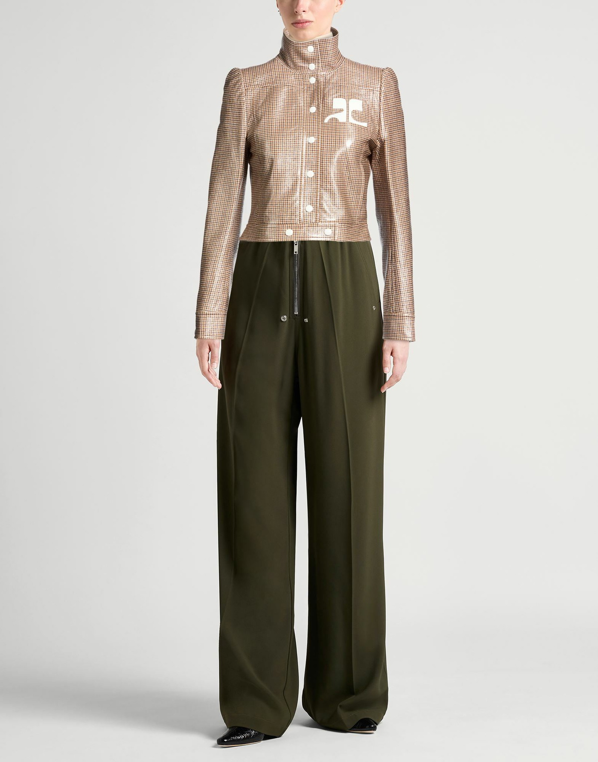 Courrèges Womens Jacket Camel