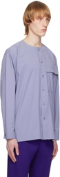 HOMME PLISSÉ ISSEY MIYAKE Blue Stretch Shirt