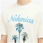Nahmias Men's Palm Tree Coast T-Shirt in Antique White