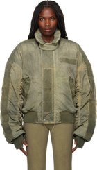 032c Khaki Clay Utility Bomber Jacket