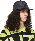 Kenzo Purple & Black Monogram Baseball Cap