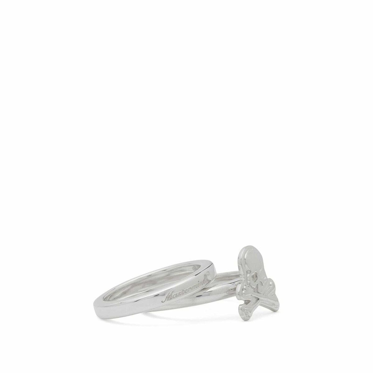 MASTERMIND WORLD Men's Skull Ring in Silver