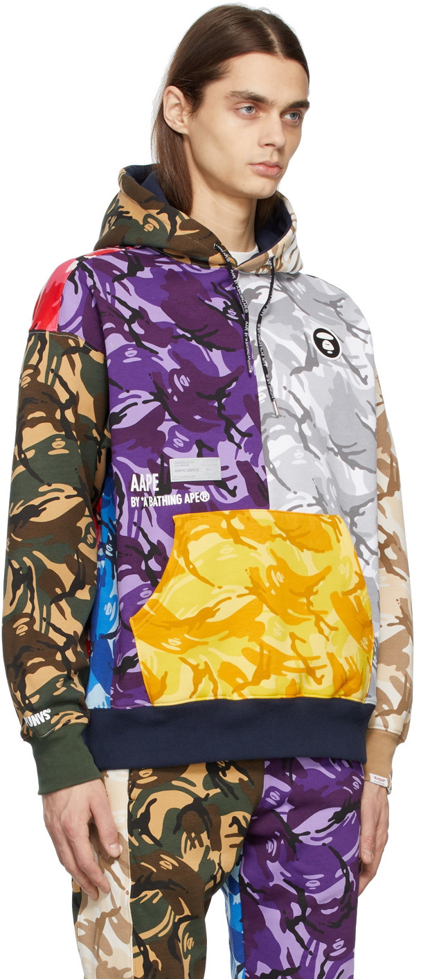 2024 A Bathing Ape zip up in Camo/Multicolor