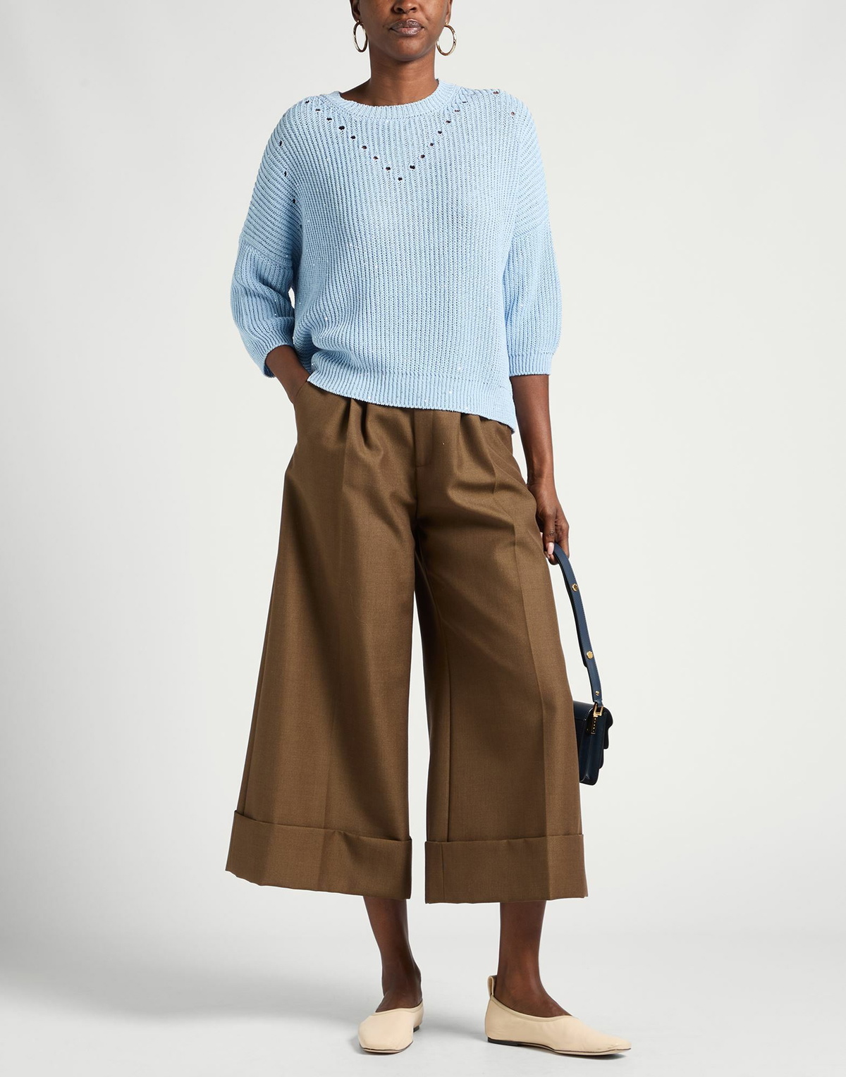 Peserico Womens Sweater Light in Blue