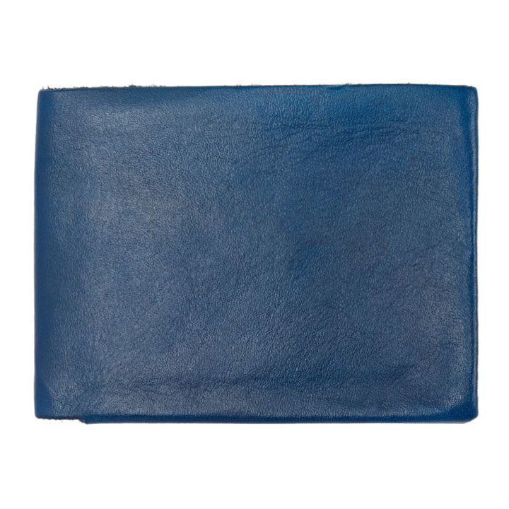 Photo: Maximum Henry Blue Leather Bifold Wallet