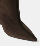 The Attico Cheope suede knee-high boots