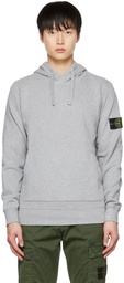 Stone Island Gray Patch Hoodie