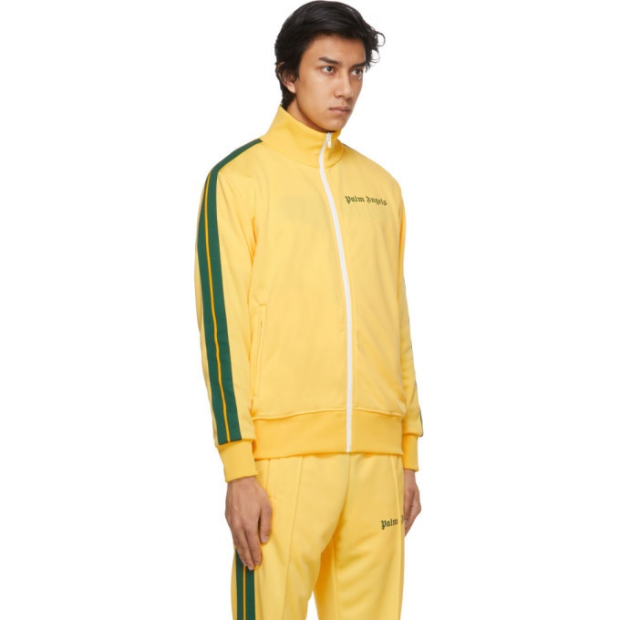 PALM ANGELS TRACKSUIT TRACK JACKET - YELLOW