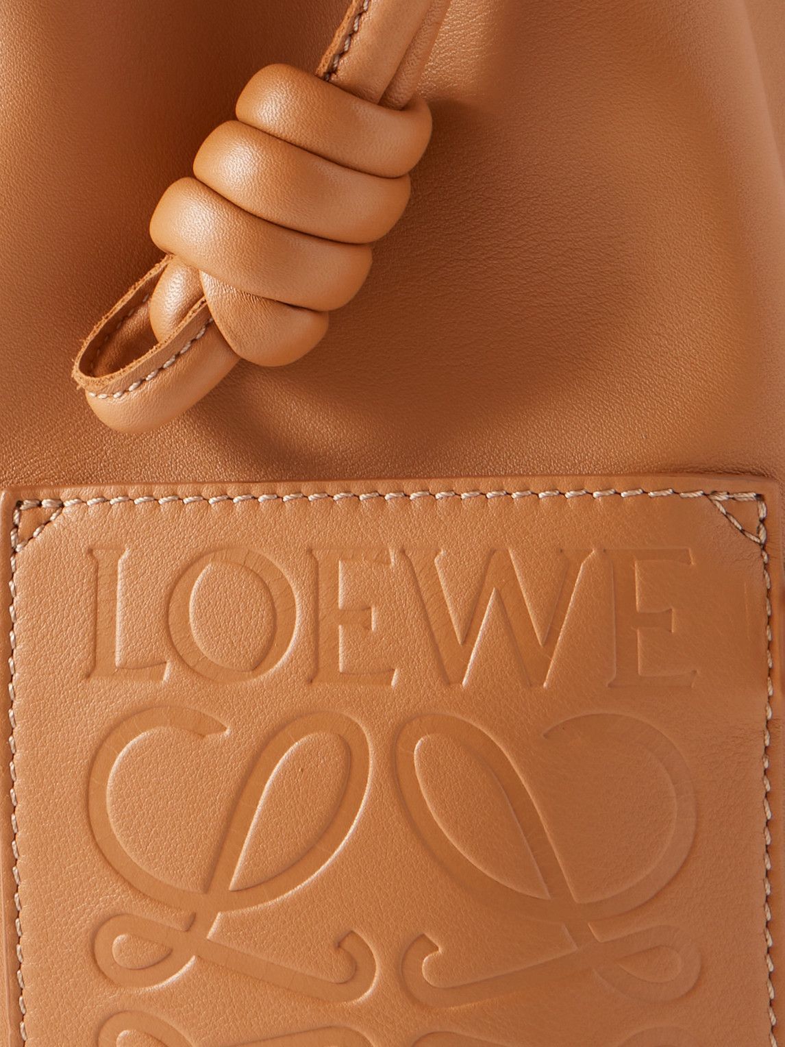 Loewe - Paula's Ibiza Small Logo-Debossed Leather Pouch Loewe