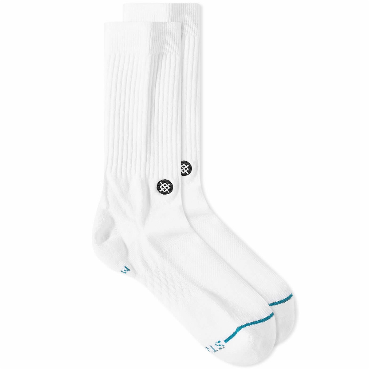 Stance Icon Sock in White Stance