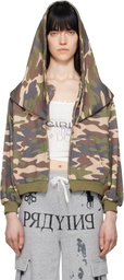 Praying Khaki Camo Shroud Zip Hoodie