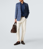 Kiton Cotton half-zip polo shirt