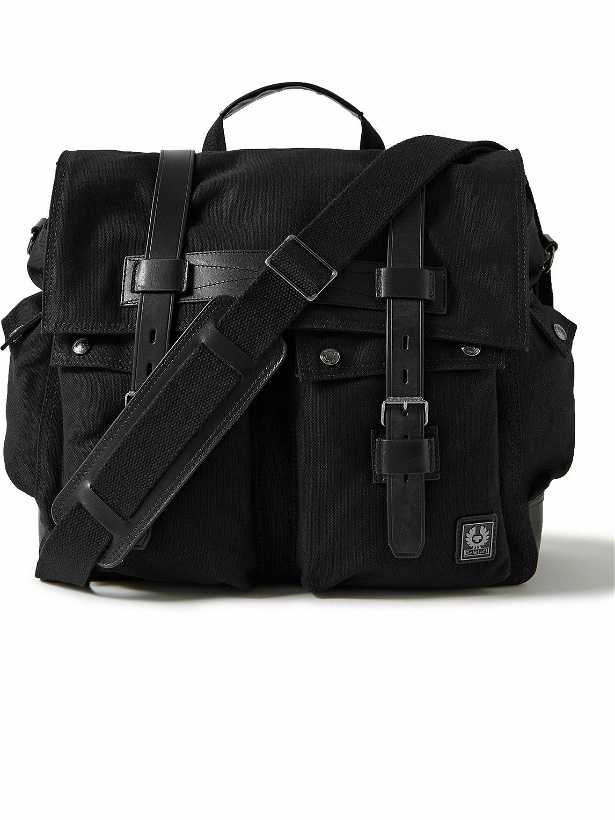 Photo: Belstaff - Colonial Leather-Trimmed Canvas Weekend Bag