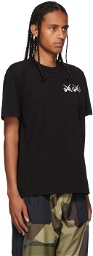 Sacai Black KAWS Edition Embroidery T-Shirt