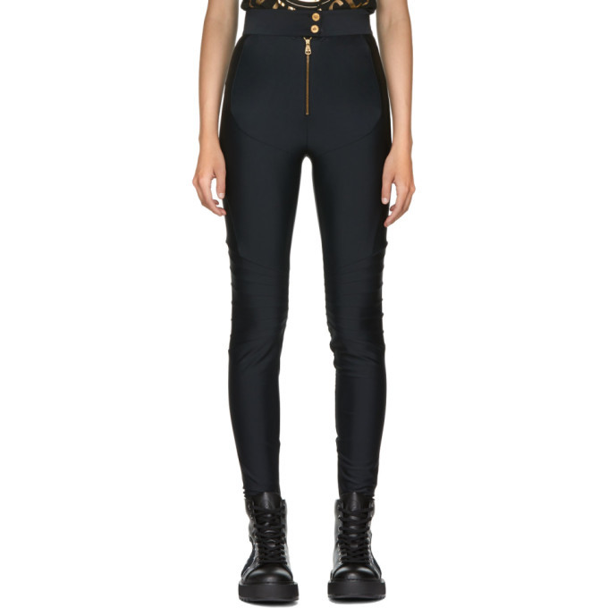 Photo: Versace Black Stretch Leggings