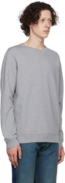 Maison Margiela Gray Cotton Sweatshirt.