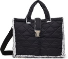 Camiel Fortgens Black Padded Shopper Bag