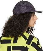 Kenzo Purple & Black Monogram Baseball Cap